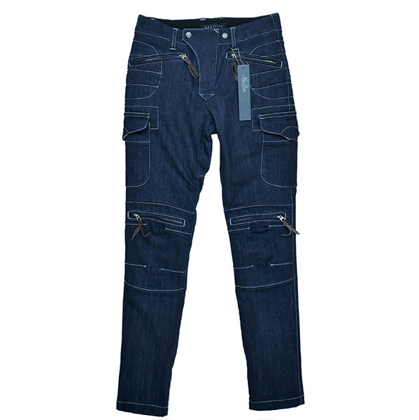 美品✴︎マックスフリッツ カーゴウォームパンツ インディゴ Ladies-M