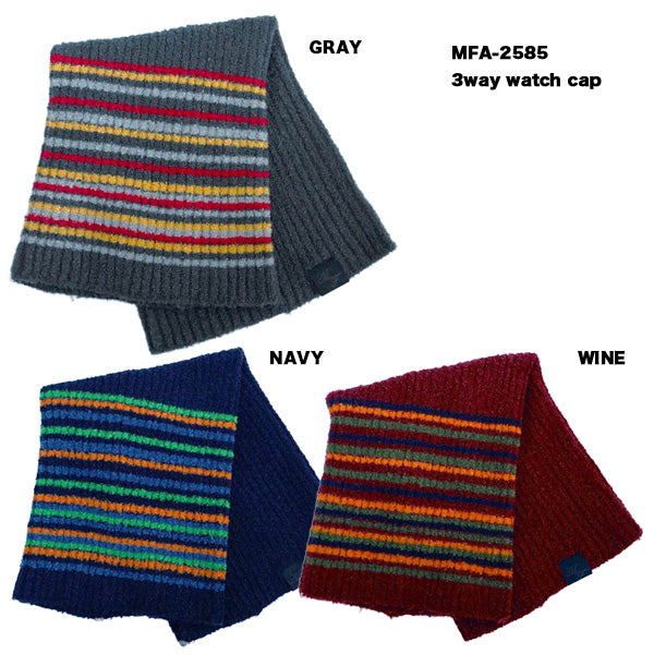 3Wayワッチキャップ_Unisex / MFA-2585