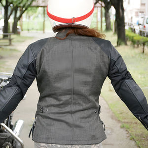 メッシュスリーブシングルライダース_Mens / MFB-2476