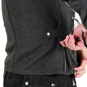 メッシュスリーブシングルライダース_Mens / MFB-2476