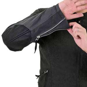 メッシュスリーブシングルライダース_Mens / MFB-2476