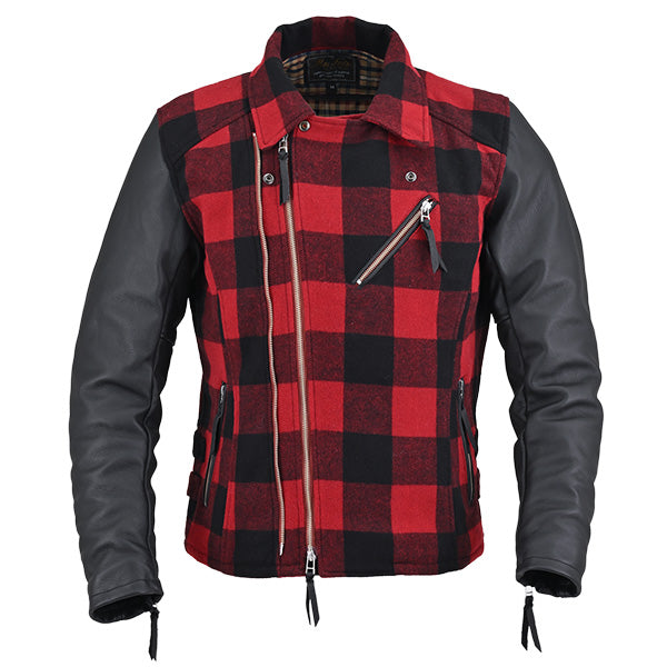 ブロックチェックダブルライダース_Mens / MFB-2568
