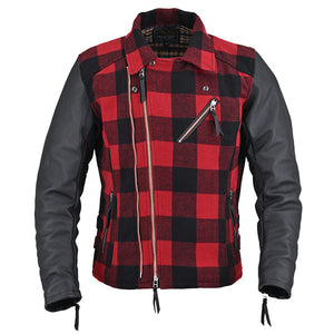 ブロックチェックダブルライダース_Mens / MFB-2568