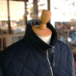 レザースリーブキルティングジャケット_Mens / MFJ-2534