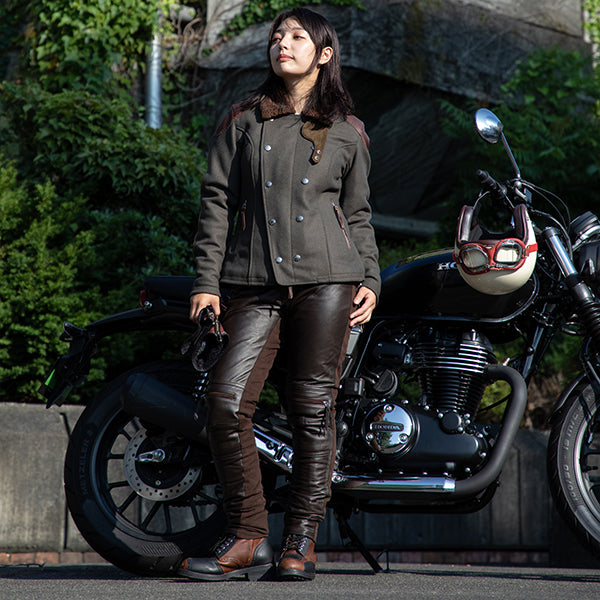 MFP-2495】ハーフレザーウォームパンツ3_Ladies – max fritz NAGOYA