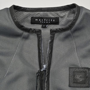 レザーパイピングフルメッシュジャケット2_Mens / MFB-2480