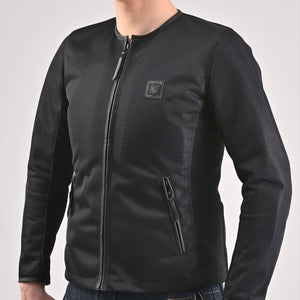 レザーパイピングフルメッシュジャケット2_Mens / MFB-2480