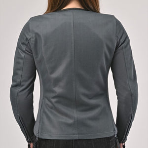 レザーパイピングフルメッシュジャケット2_Mens / MFB-2480