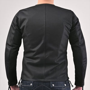 レザーパイピングフルメッシュジャケット2_Mens / MFB-2480