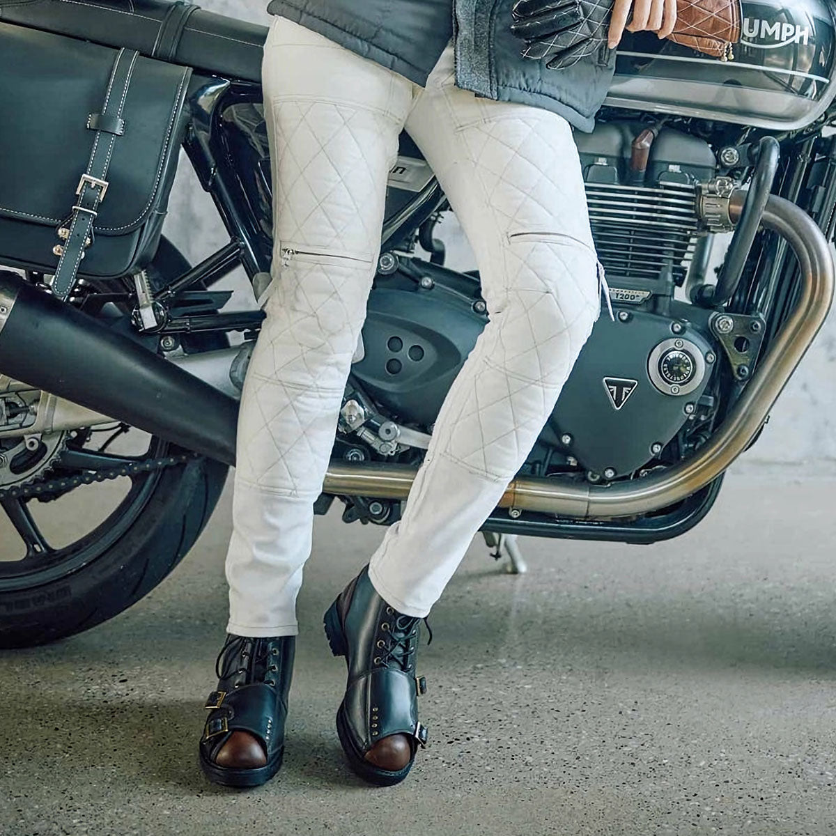 ダブルニーウォームパンツ2_Ladies