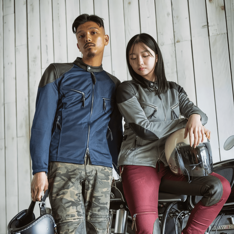 メッシュシングルライダース_Mens / MFB-2549